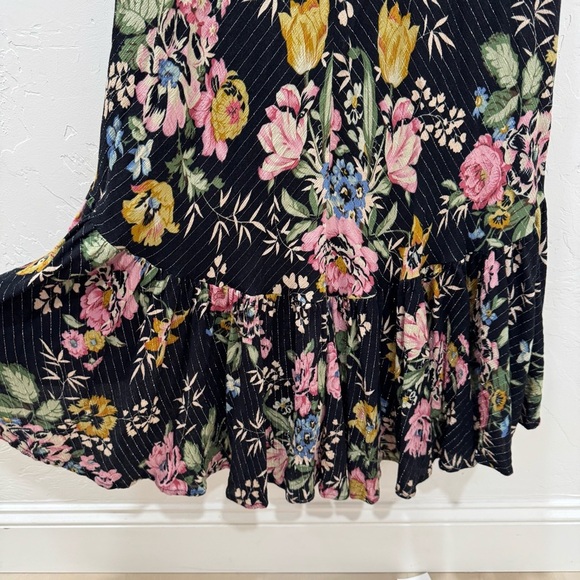 Auguste the Label Delilah Frill Maxi Dress Floral High Low Women's US 2 - Picture 16 of 16